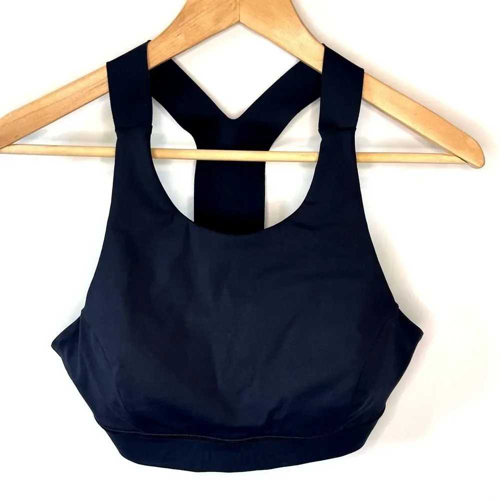 Lululemon Athletica Women's Fast and Free Y-Back Sports Bra in Black, Size 10